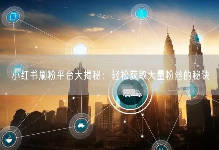 小红书刷粉平台大揭秘：轻松获取大量粉丝的