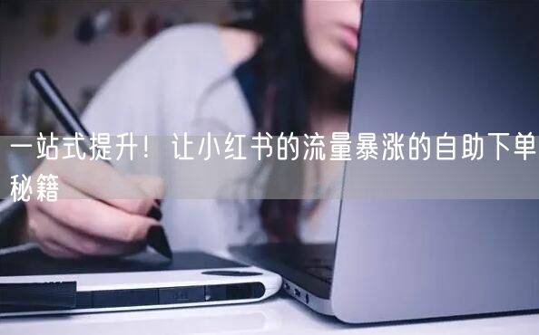 一站式提升！让小红书的流量暴涨的自助下单