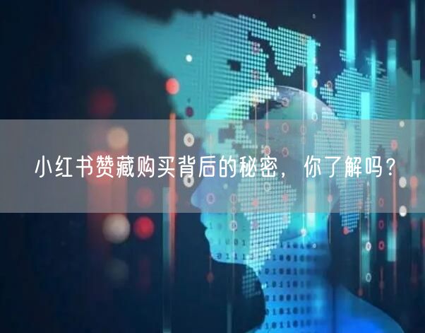 小红书赞藏购买背后的秘密，你了解吗？